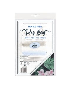 Hanging Peg Bag With 100 Pegs