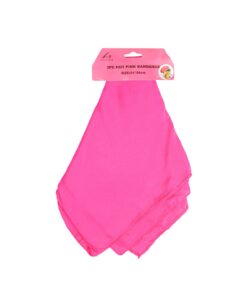 Hot Pink Plain Bandanas 54x54cm 3pc