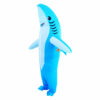 Inflatable Light Blue Shark Adult Costume