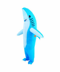 Inflatable Light Blue Shark Adult Costume