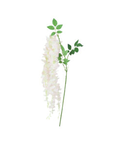 Pink White Bean Flower Cane Single 3 branch 129cm