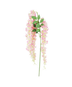 Pink Bean Flower Cane Single 3 branch 129cm