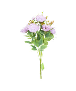 Rose Bouquet 9 Branch 43cm Assorted