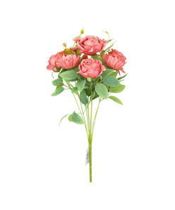 Rose Bouquet 9 Branch 43cm Assorted