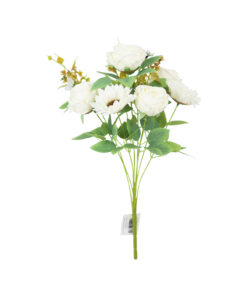 Rose Bouquet 9 Branch 43cm Assorted