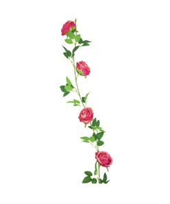 Hot Pink Rose Garland 184cm