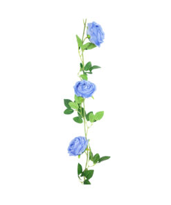 Blue Rose Garland 184cm