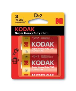 Kodak Heavy Duty Battery D 2pk
