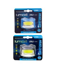 Lumicell Cob Head Lamp with Pivoting Head Asstorted