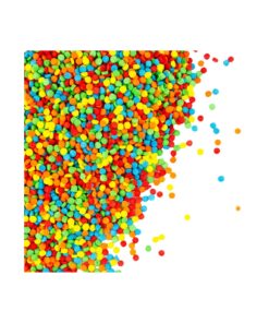 Bright Sequin Shape Sprinkles 75g