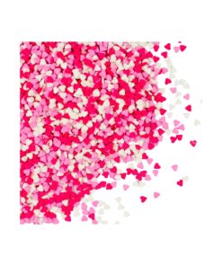 Bright Heart Shape Sprinkles 75g