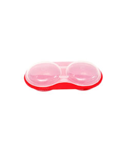 Alternative view of Red Microwave Eggs Poacher 20x11x4cm