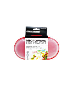 Red Microwave Eggs Poacher 20x11x4cm