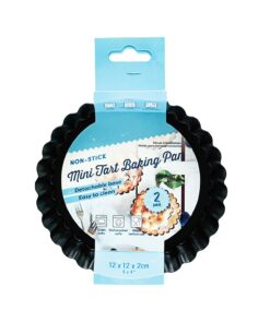 Tart Baking Pan Mini 2 pack 12 x 12 x 2cm