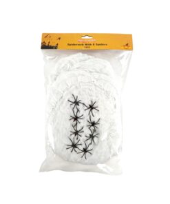 White Spiderweb 240g With 8 Spider
