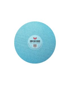 Blue Round Glitter Cake Board 6mm 10inch