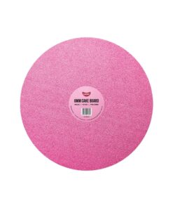 Pink Round Glitter Cake Board 6mm 14inch