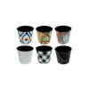 Painted Plastic Flower Pot Assorted