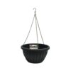 Black Hanging Planter Pot 30 x 16cm