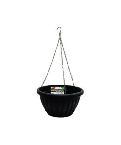 Black Hanging Planter Pot 30 x 16cm