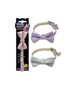 Cat Collar with Bow Assorted 30cm