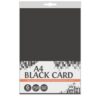 A4 Black Card 250gsm 6 Sheets