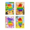 A5 Fidget Pop Notebook 80 sheets Assorted