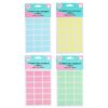 Rectangle Color Self Adhesive Labels 3.2x2.1cm 180pc Asstorted