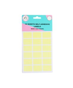 Rectangle Color Self Adhesive Labels 3.2x2.1cm 180pc Asstorted