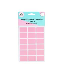 Rectangle Color Self Adhesive Labels 3.2x2.1cm 180pc Asstorted