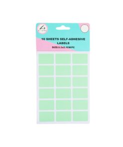 Rectangle Color Self Adhesive Labels 3.2x2.1cm 180pc Asstorted