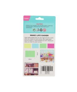 Rectangle Color Self Adhesive Labels 4.9x3.3cm 80pc Asstorted