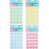 Rectangle Color Self Adhesive Labels 2.3x2.3cm 200pc Asstorted