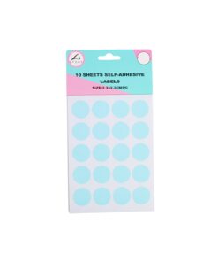 Rectangle Color Self Adhesive Labels 2.3x2.3cm 200pc Asstorted