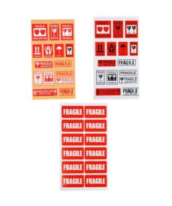 Warning Sticker 14x25.5cm 5 Sheets Asstorted