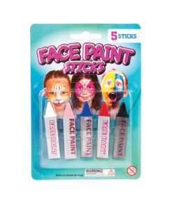 Color Face Paint Sticks 5pc