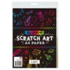 A4 Rainbow Scratch Paper 8pk