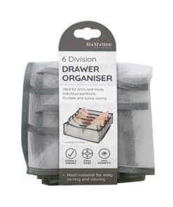 Drawer Organiser 6 Division 32 x 32 x 12cm
