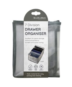 7 Division Drawer Organiser 36 x 25 x 20cm