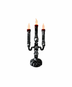 Light Up Skeleton Candelabra 32cm