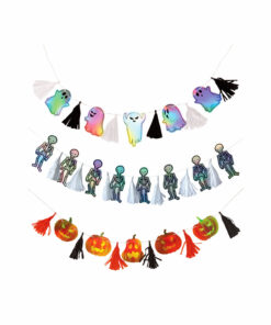 Halloween Holographic Garland Assorted 3m