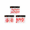 Bloody Gel Window Clings Assorted
