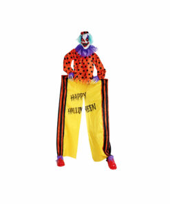 Animated Hanging Clown Curtain 2.8m