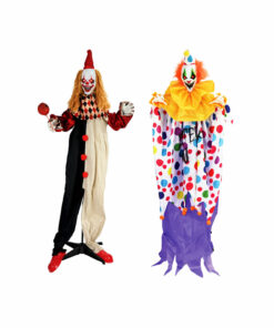 Animated Standing Evil Clown 1.8m