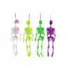 Hanging Neon Skeleton Assorted 33cm