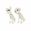 Sitting Animal Skeleton Assorted 19cm