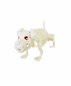 Skeleton Dog with Light 18cm