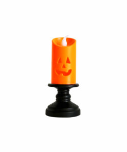 Light Up Pumpkin Candle Decoration 1pc