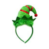 Green Christmas Headband With LED Lights
