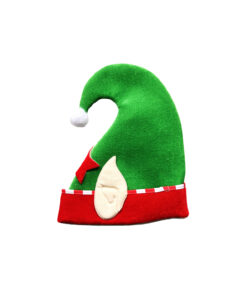 Green Christmas Hat With Elf Ears